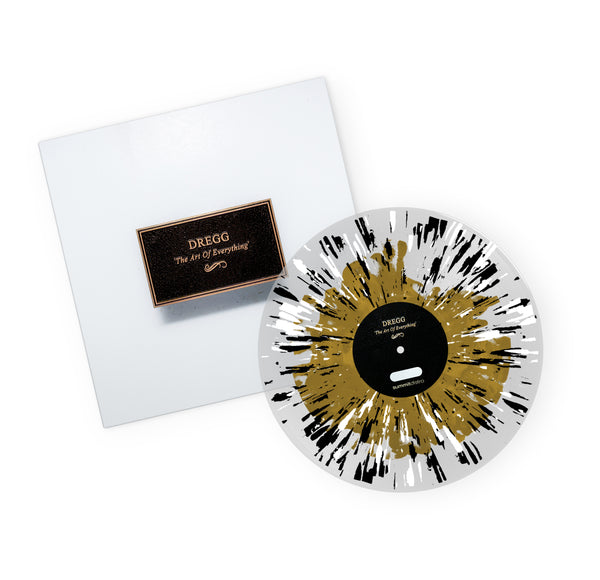 Dregg - The Art of Everything 'Gold in Clear w/ Black/White Splatter' Vinyl