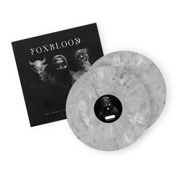 Foxblood - The Devil, The Dark & The Rain 'Grey/Bone Marble' Vinyl