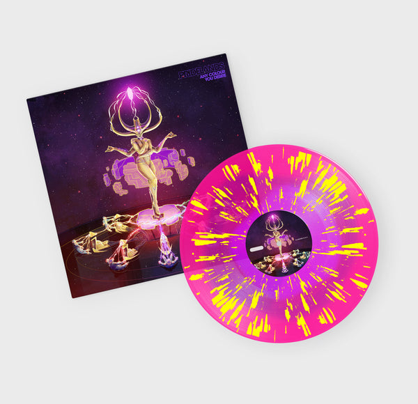 Pridelands - Any Colour You Desire 'Pink/Purple Smash w/ Yellow Splatter' Vinyl