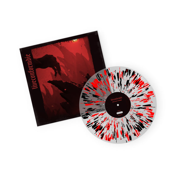 liveconformdie - Die In My Prime 'Clear w/ Red and Black Splatter' Vinyl