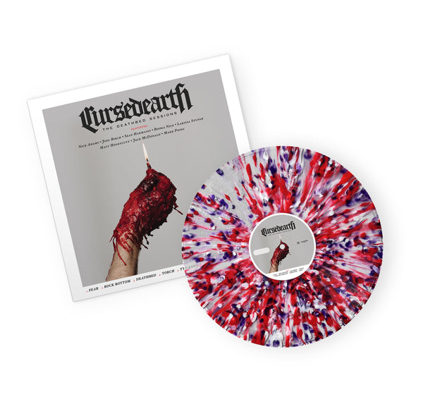 Cursed Earth - The Deathbed Sessions 'Clear w/ Red/White/Purple Splatter' Vinyl