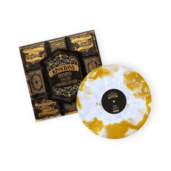 Kisschasy - Hymns For The Nonbeliever 'Gold and White Smash' Vinyl