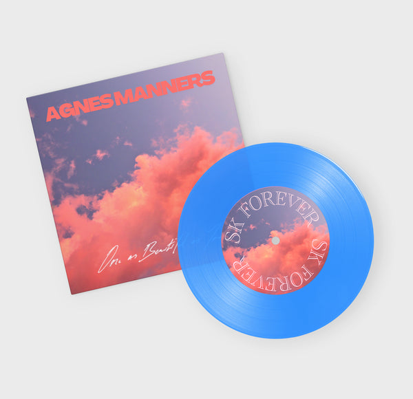 Agnes Manners - One As Beautiful As You 'Transparent Blue' 7" Vinyl
