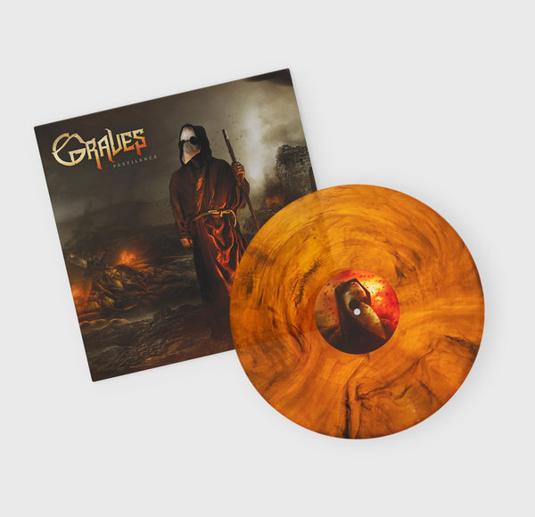 Graves - Pestilence 'Orange w/ Black Smoke' Vinyl
