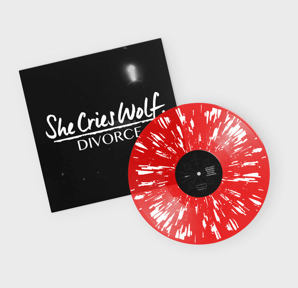 She Cries Wolf - Divorce 'Red w/ White Splatter' Vinyl