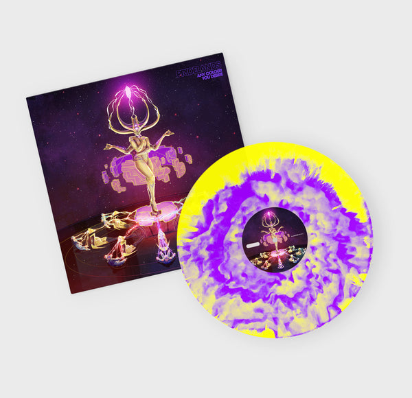 Pridelands - Any Colour You Desire 'Yellow/Purple Smash' Vinyl